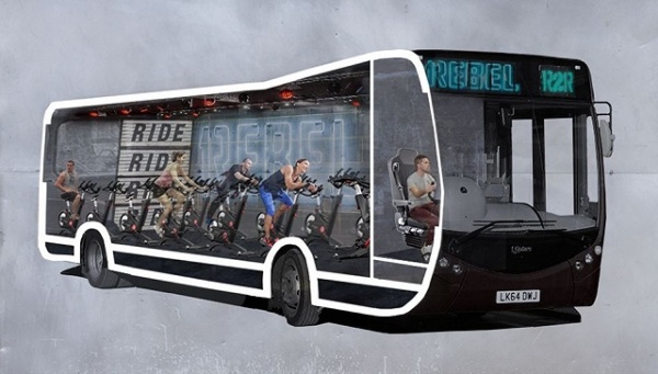 丧心病狂的创意：把城市公交车改造成健身房