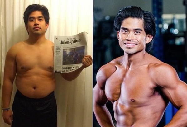 他用了3个月减掉22公斤变成肌肉男，而他的健身计划是靠这个！
